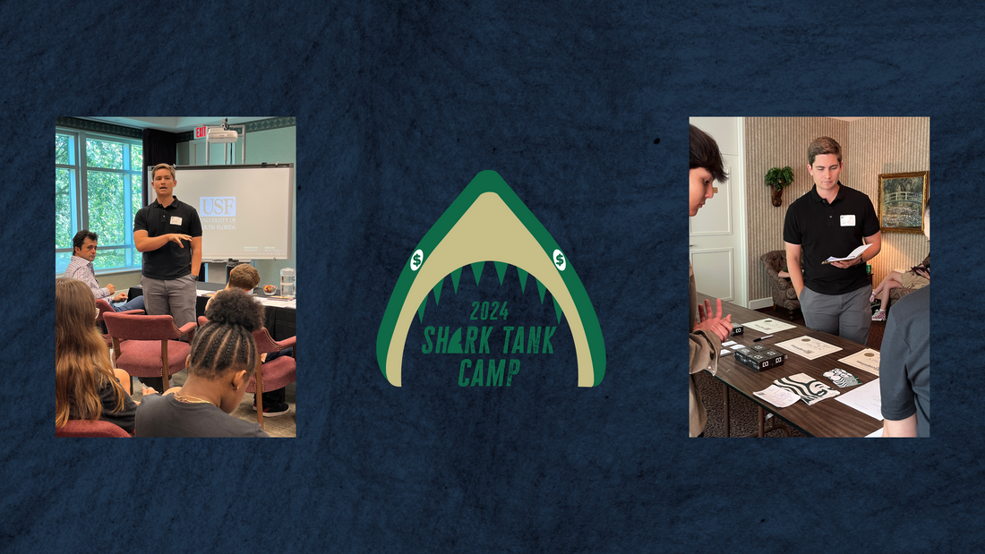 Inspiring the Next Generation: Serving as a Volunteer "Shark" at the USF Stavros Shark Tank Camp